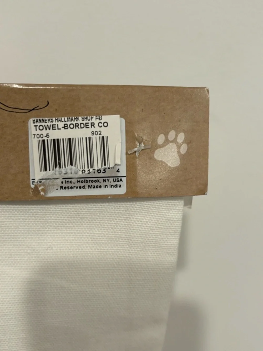 Kitchen Towel White ALL YOU NEED IS LOVE AND A BORDER COLLIE Cotton 18” x 26”